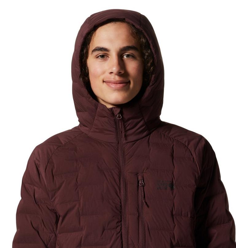 Men's Stretchdown Hoody, Color: Washed Raisin, image 4