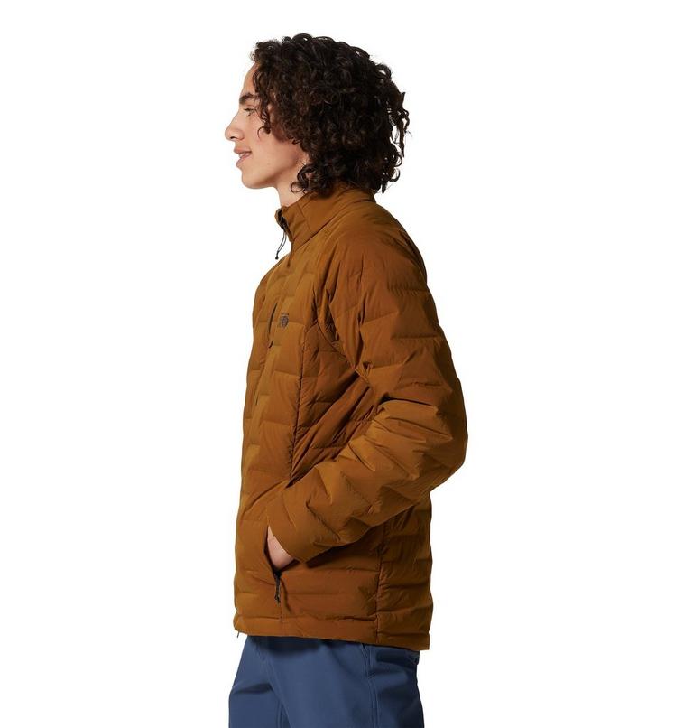 Manteau Stretchdown Homme, Color: Golden Brown, image 3