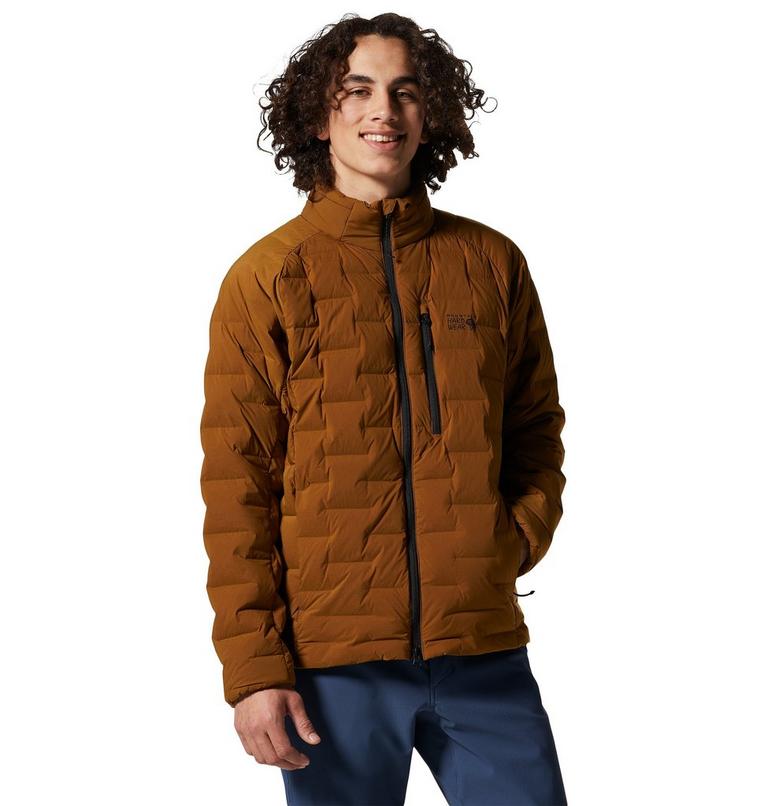 Manteau Stretchdown Homme, Color: Golden Brown, image 1