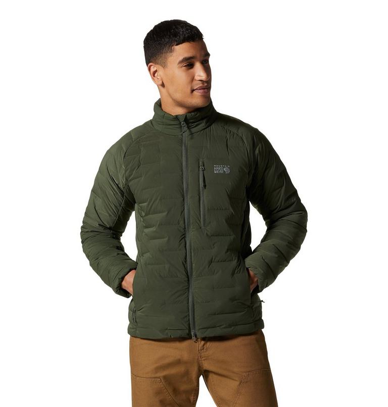 Manteau Stretchdown Homme, Color: Surplus Green, image 1