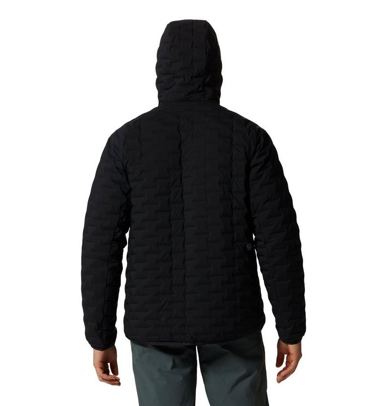 Men's Stretchdown Light Pullover, Color: Black, image 2