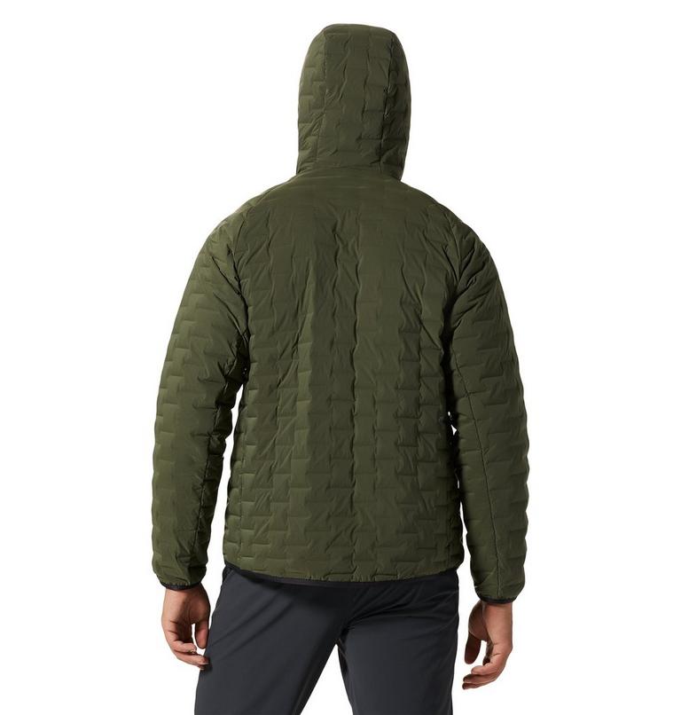 Men's Stretchdown Light Pullover, Color: Surplus Green, image 2