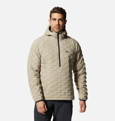 Men's Stretchdown Light Pullover, Color: Badlands, image 3