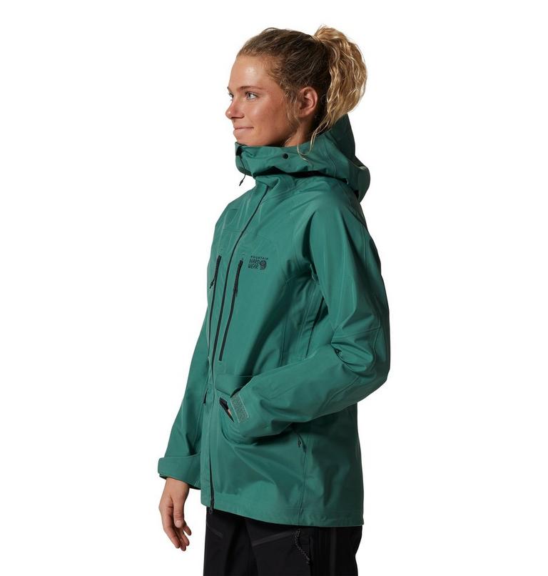 Manteau Boundary Ridge Gore Tex Femme, Color: Mint Palm, image 3