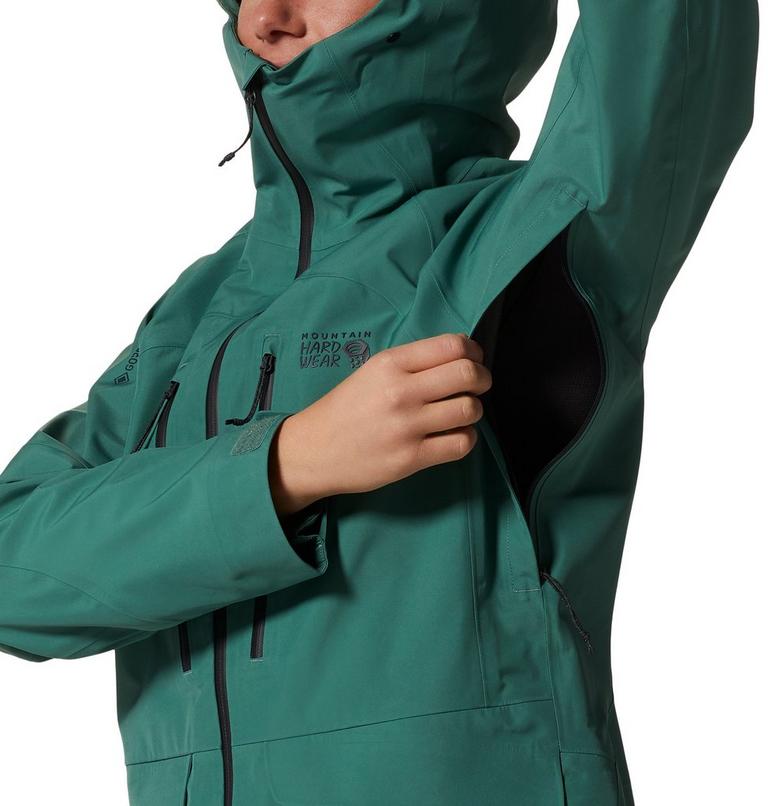 Manteau Boundary Ridge Gore Tex Femme, Color: Mint Palm, image 6