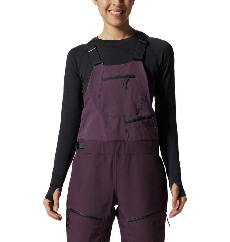 Women's Boundary Ridge Gore-Tex Bib, Color: Dusty Purple, image 3