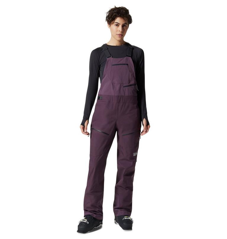 Women's Boundary Ridge Gore-Tex Bib, Color: Dusty Purple, image 1