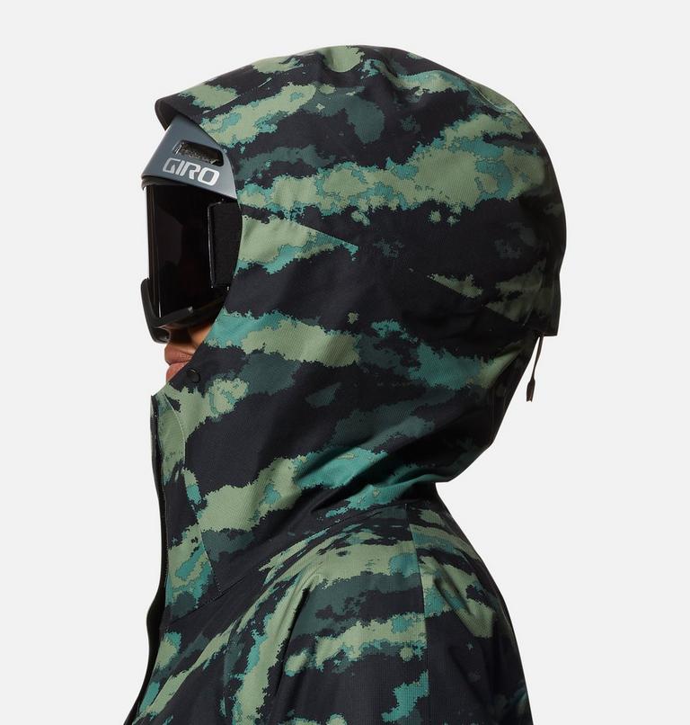 Women's Cloud Bank Gore-Tex Insulated Jacket, Color: Mint Palm Brushstrokes Print, image 5