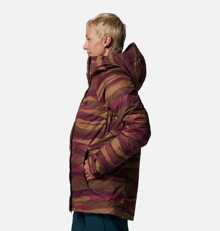 Women's Firefall/2 Insulated Jacket, Color: Cocoa Red Landscape Print, image 3