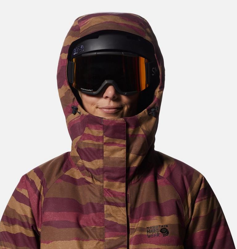 Women's Firefall/2 Insulated Jacket, Color: Cocoa Red Landscape Print, image 4