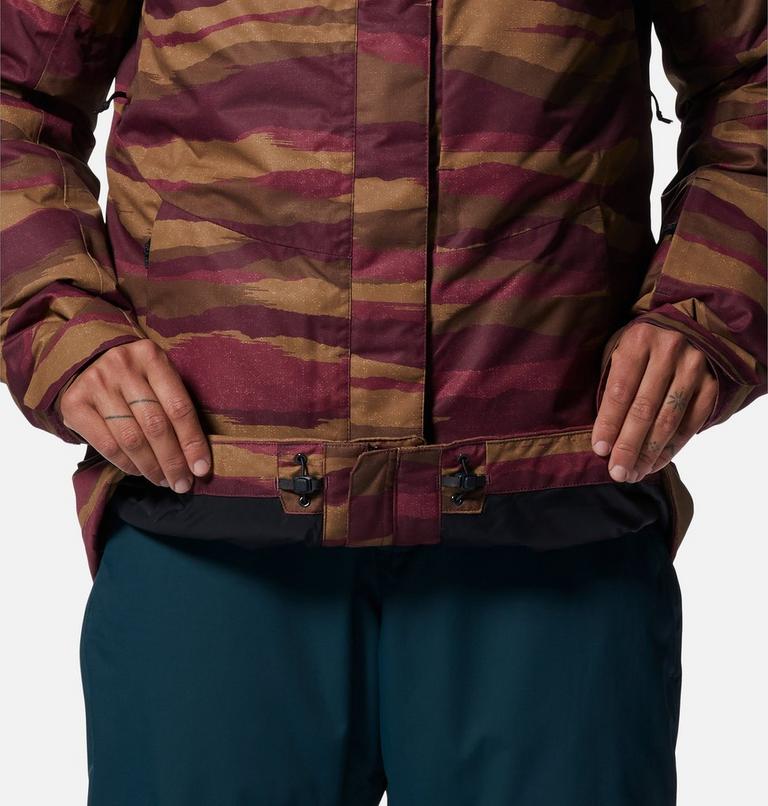 Women's Firefall/2 Insulated Jacket, Color: Cocoa Red Landscape Print, image 9