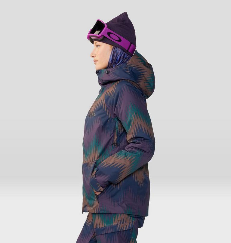Women's Firefall/2 Jacket, Color: Blurple Zigzag Print, image 3