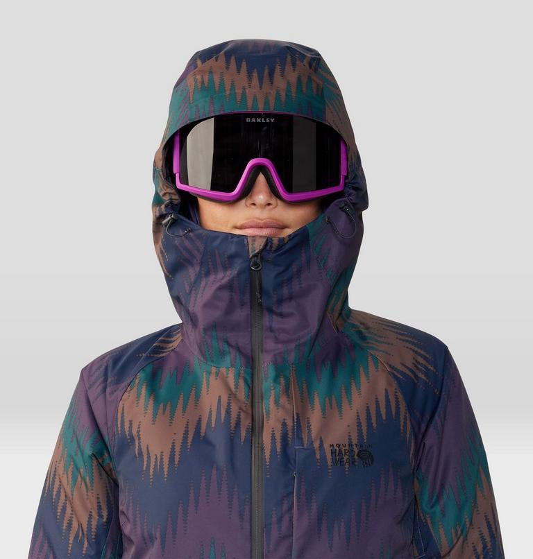 Women's Firefall/2 Jacket, Color: Blurple Zigzag Print, image 4