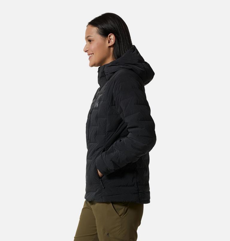 Women's Stretchdown Hoody, Color: Dark Storm Heather, image 3