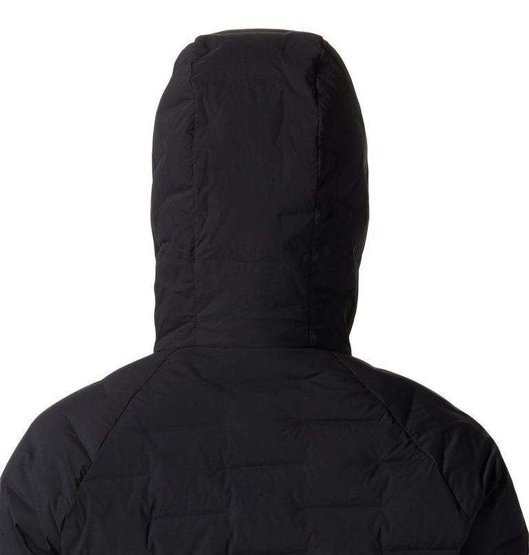 Women's Stretchdown Hoody, Color: Black, image 6