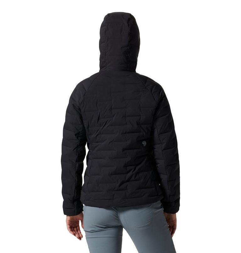 Women's Stretchdown Hoody, Color: Black, image 2