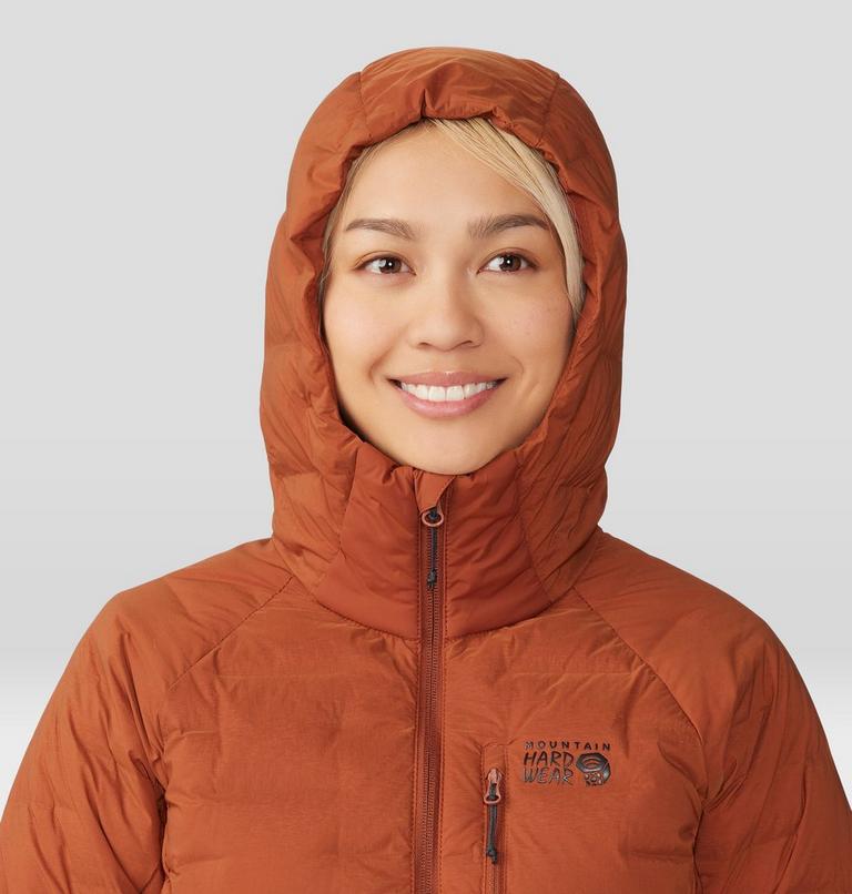 Women's Stretchdown Hoody, Color: Iron Oxide, image 4