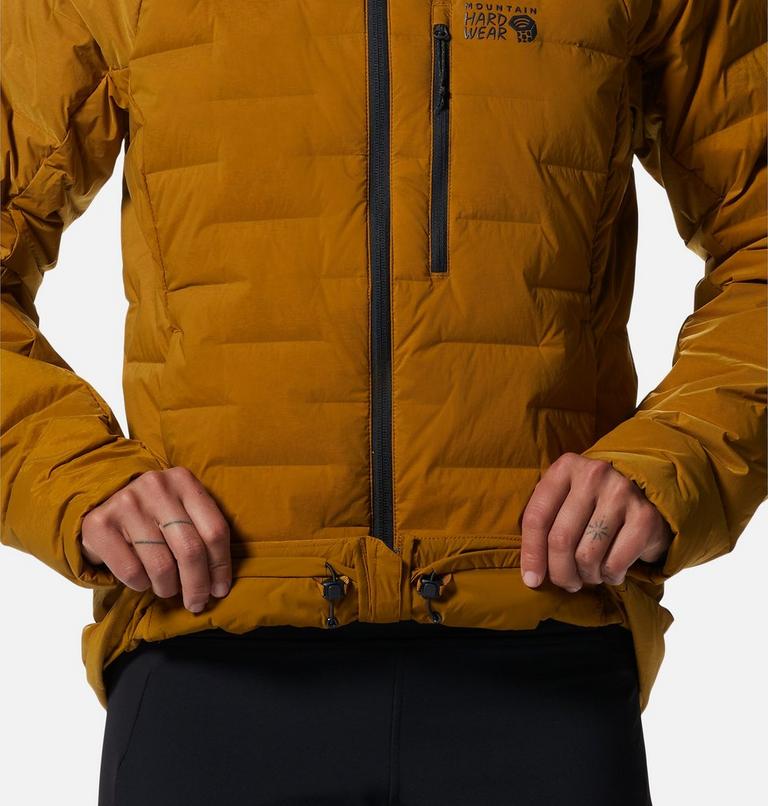 Women's Stretchdown Hoody, Color: Olive Gold, image 7