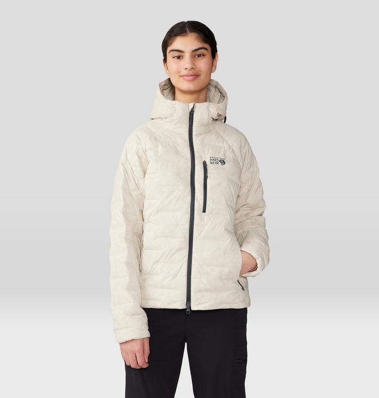 Chandail à capuchon Stretchdown Femme, Color: Wild Oyster, image 1