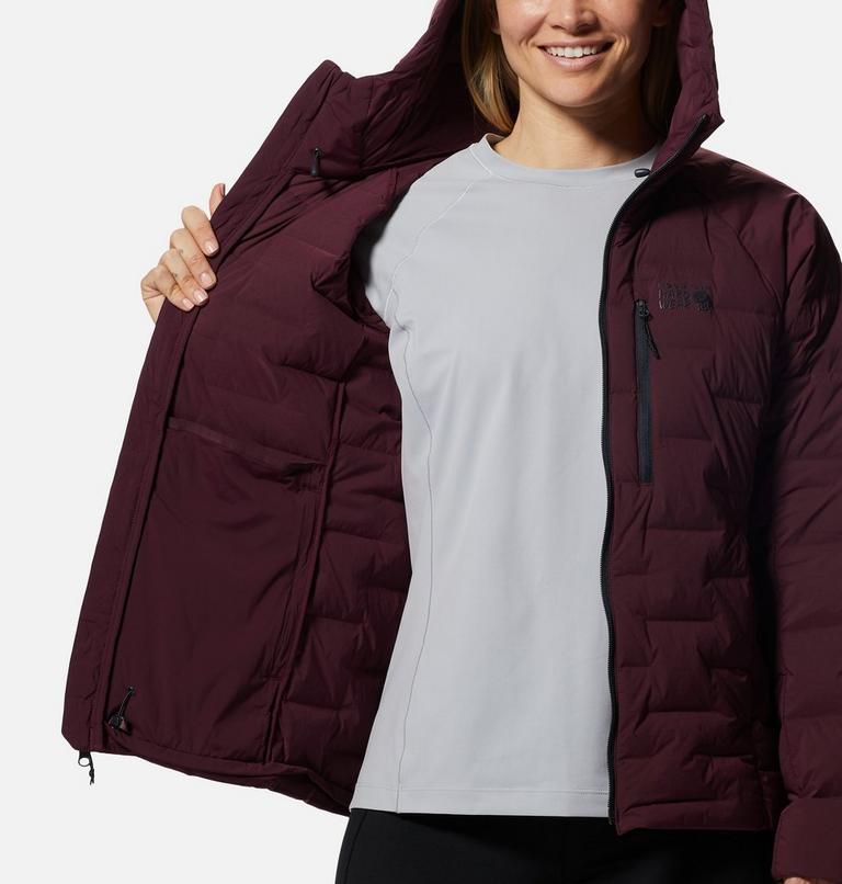 Women's Stretchdown Hoody, Color: Cocoa Red, image 8