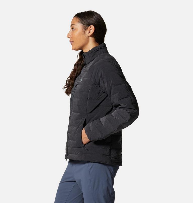 Manteau Stretchdown Femme, Color: Dark Storm Heather, image 3
