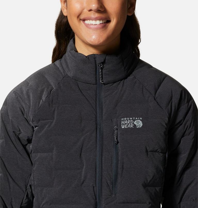 Manteau Stretchdown Femme, Color: Dark Storm Heather, image 4