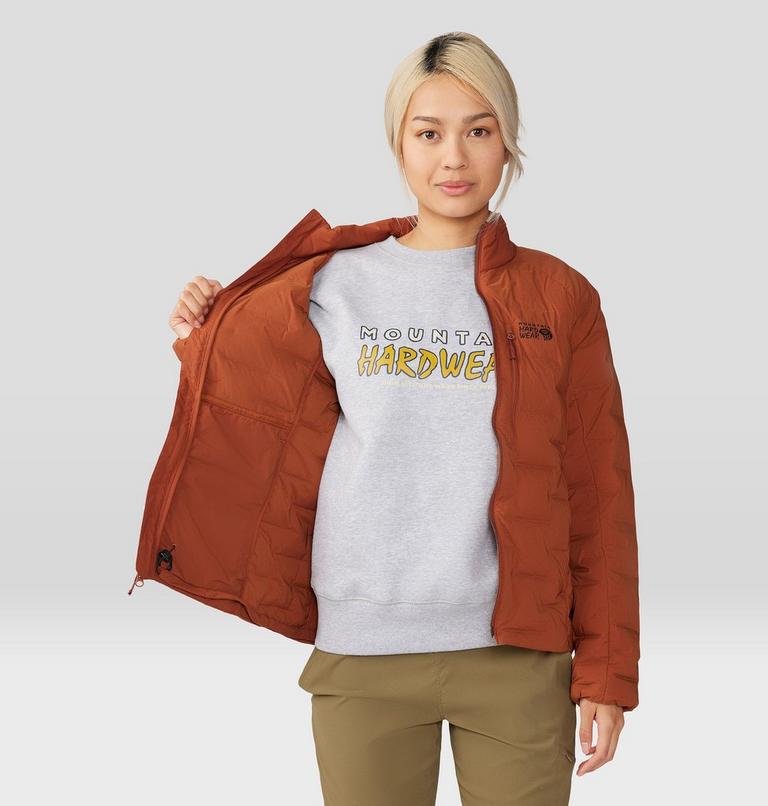 Manteau Stretchdown Femme, Color: Iron Oxide, image 5