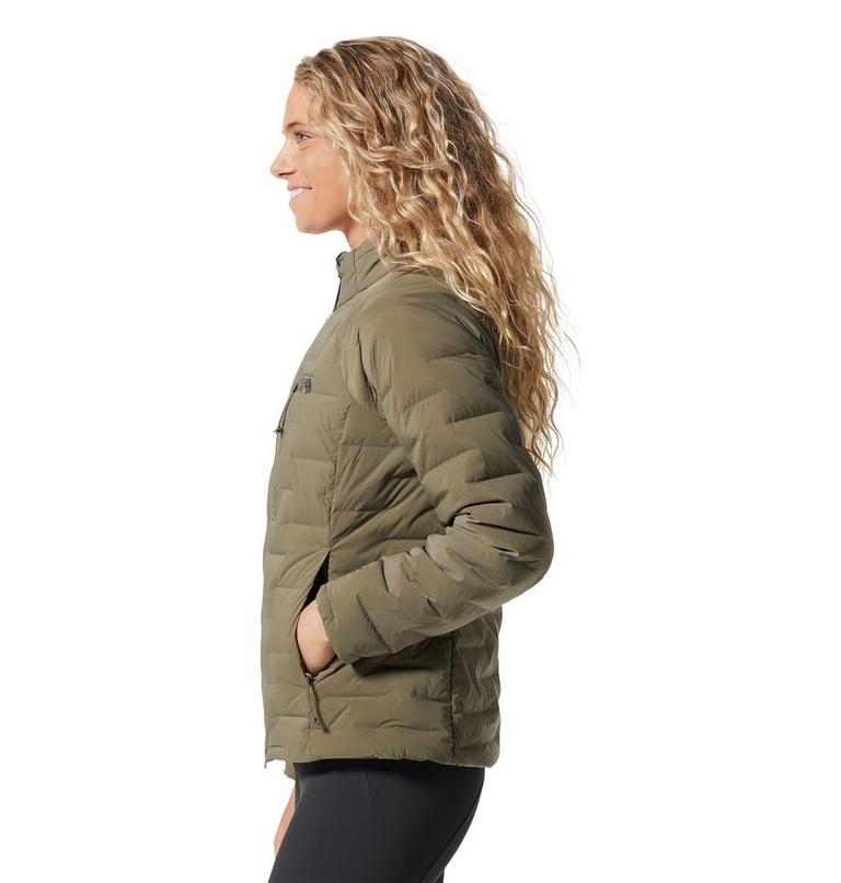 Women's Stretchdown Jacket, Color: Stone Green, image 3