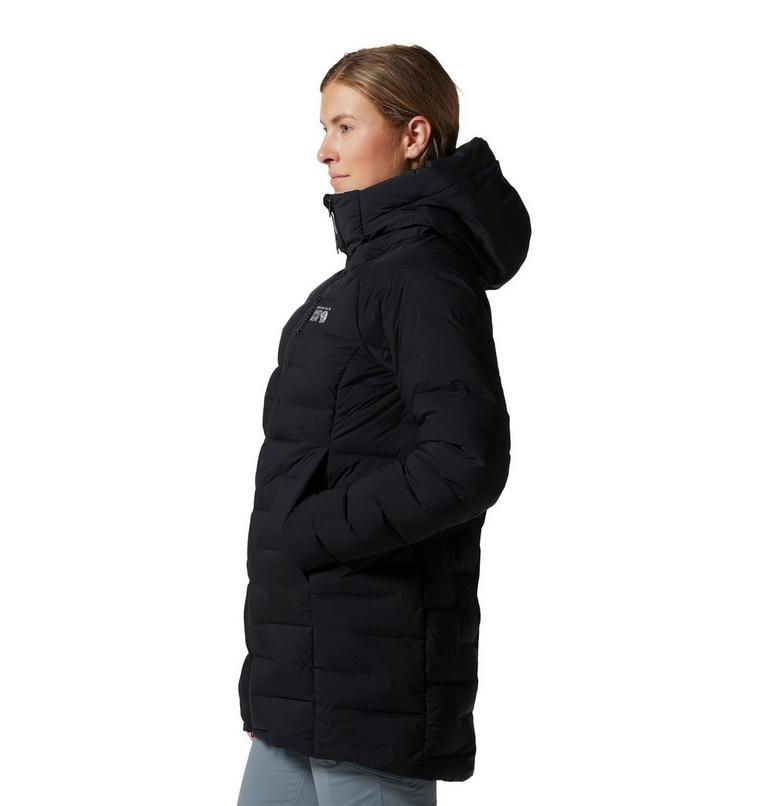 Women's Stretchdown Parka, Color: Black, image 3