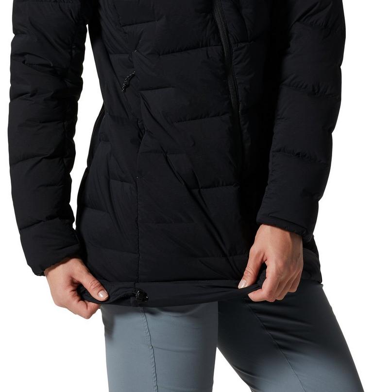 Women's Stretchdown Parka, Color: Black, image 7