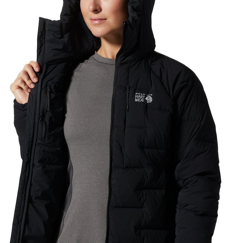 Women's Stretchdown Parka, Color: Black, image 8