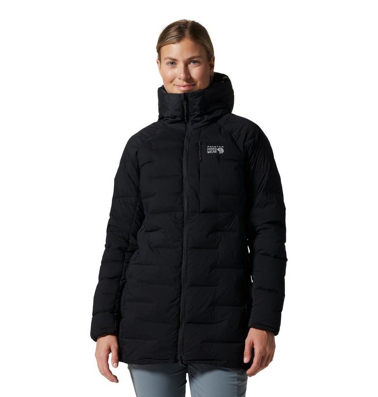 Women's Stretchdown Parka, Color: Black, image 1