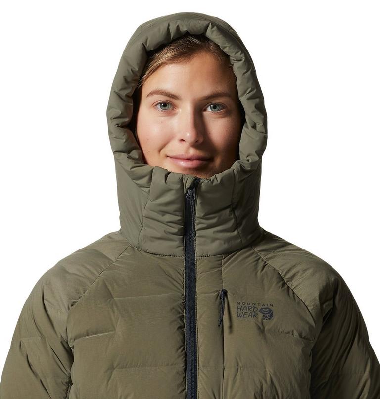 Women's Stretchdown Parka, Color: Stone Green, image 4