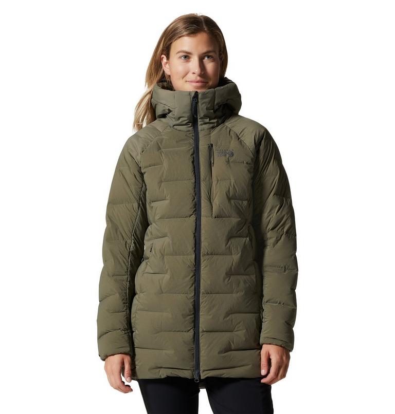 Women's Stretchdown Parka, Color: Stone Green, image 1