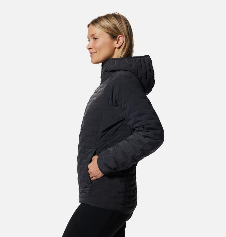 Women's Stretchdown Light Pullover, Color: Dark Storm Heather, image 3