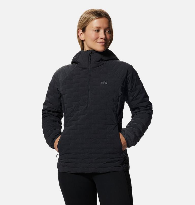 Women's Stretchdown Light Pullover, Color: Dark Storm Heather, image 1