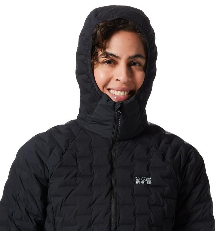 Women's Stretchdown Light Pullover, Color: Black, image 4