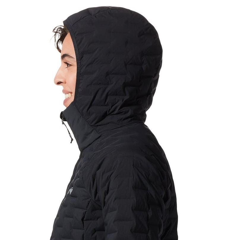 Women's Stretchdown Light Pullover, Color: Black, image 5
