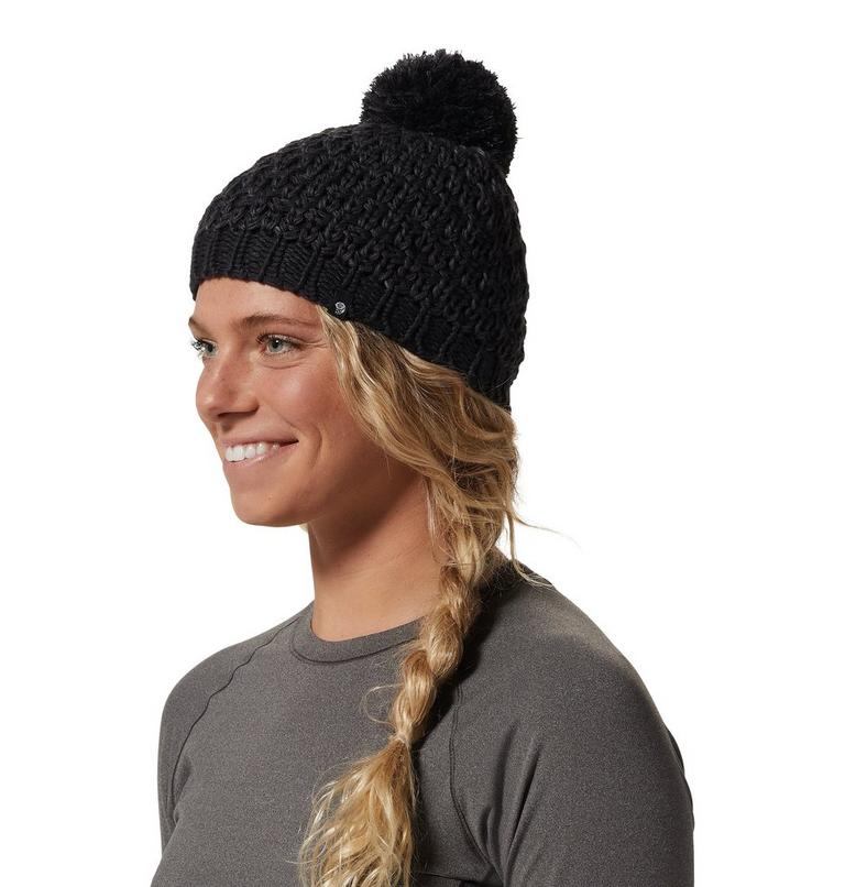 Women's Snow Capped Beanie, Color: Dark Storm, image 3