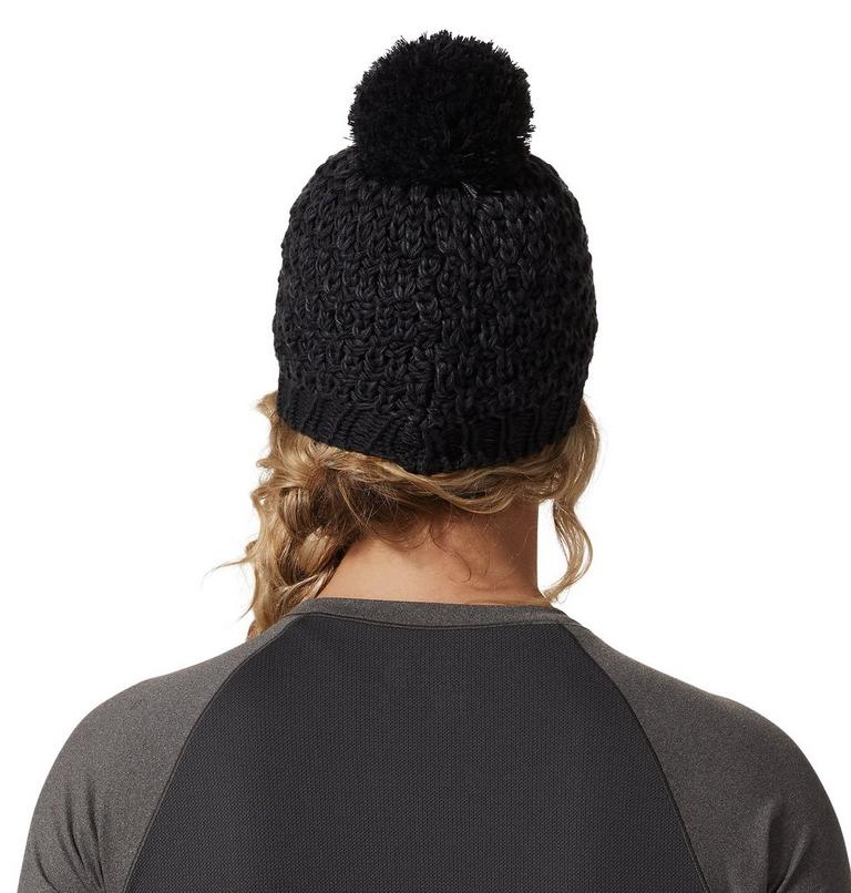 Women's Snow Capped Beanie, Color: Dark Storm, image 2