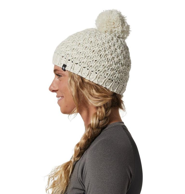 Women's Snow Capped Beanie, Color: Stone, image 4