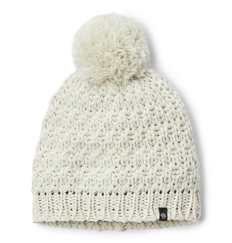 Women's Snow Capped Beanie, Color: Stone, image 6