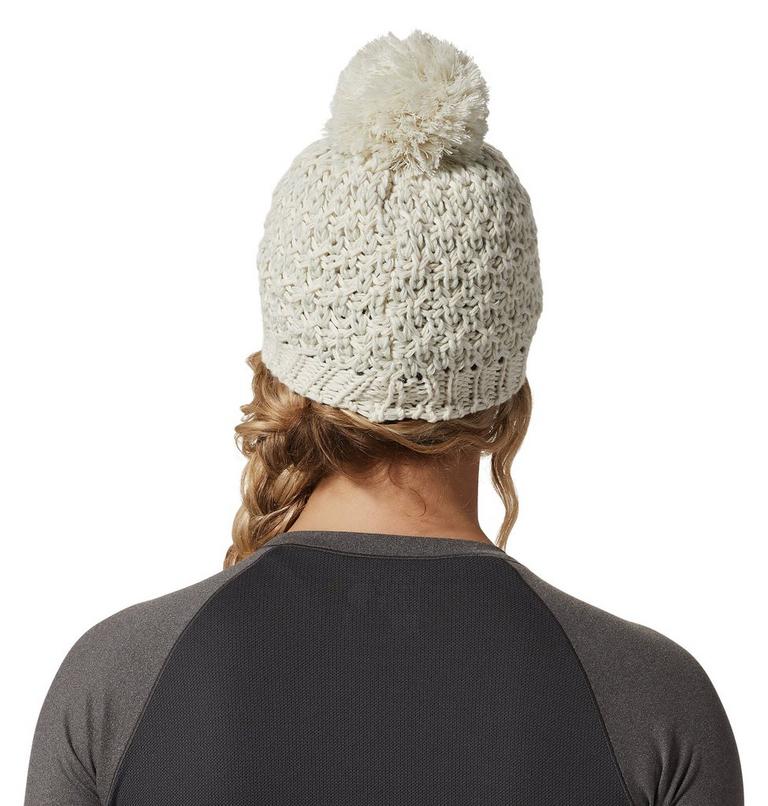 Women's Snow Capped Beanie, Color: Stone, image 2