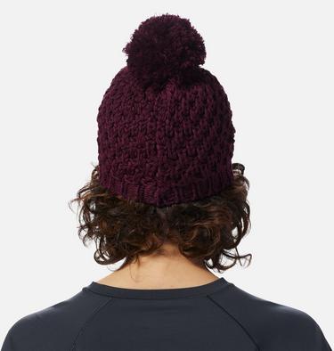 Women's Snow Capped Beanie, Color: Cocoa Red, image 6