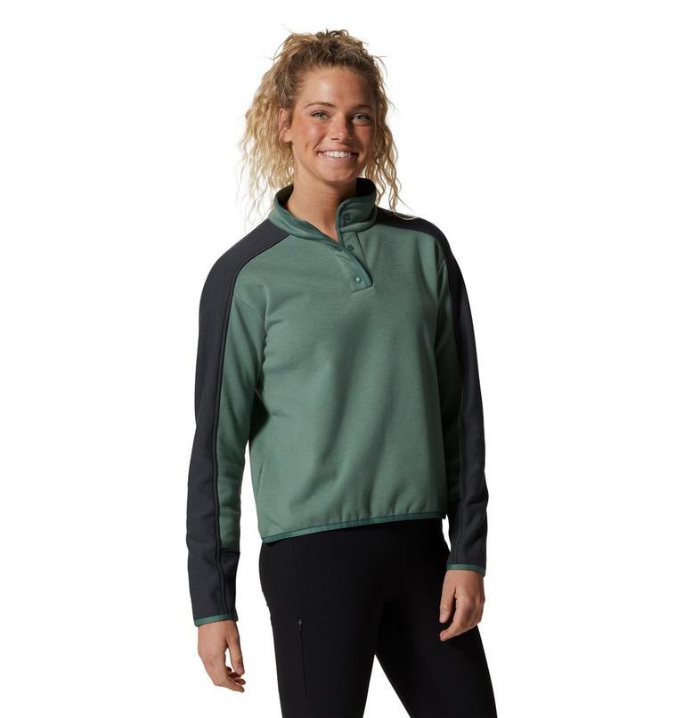 Chandail avec col à boutons-pression Camplife Femme, Color: Mint Palm, image 5