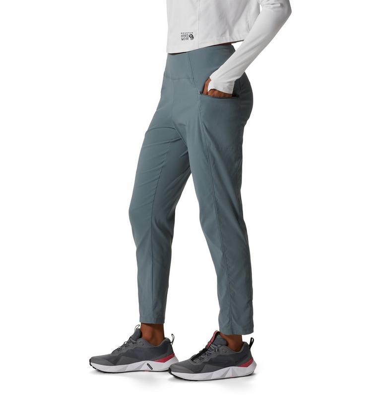 Pantalon taille haute longueur cheville Dynama Femme, Color: Light Storm, image 3