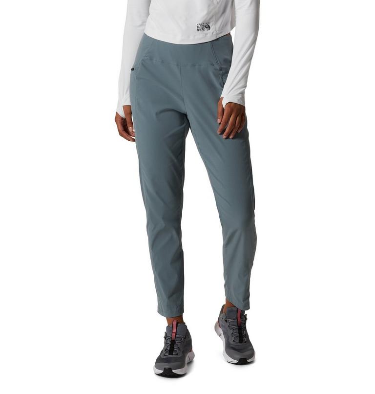 Pantalon taille haute longueur cheville Dynama Femme, Color: Light Storm, image 1