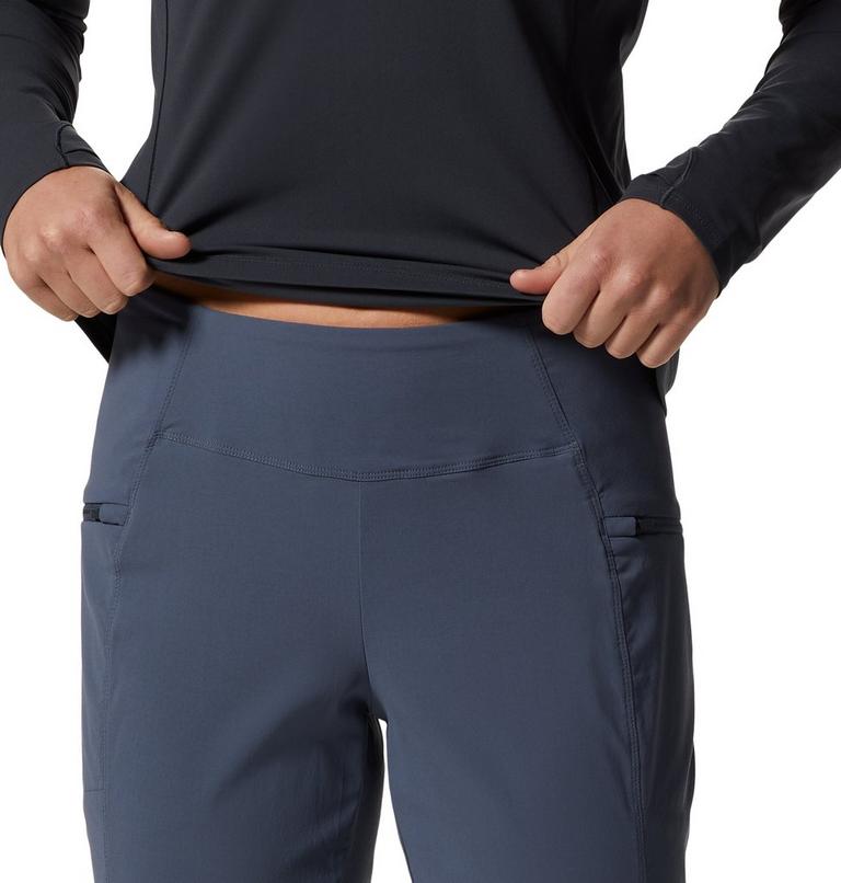 Pantalon taille haute longueur cheville Dynama Femme, Color: Blue Slate, image 4