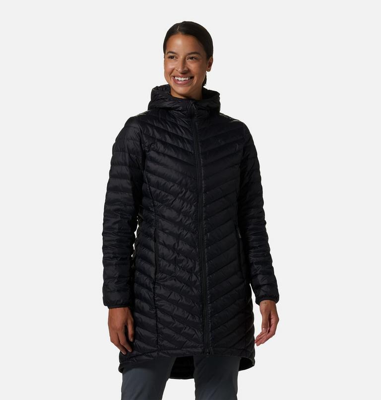 Women's Glen Alpine Down Parka, Color: Black, image 1