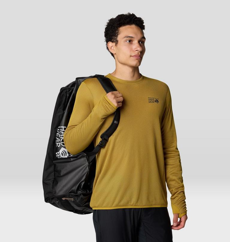 Men's AirMesh Long Sleeve Crew, Color: Dark Bolt, image 7